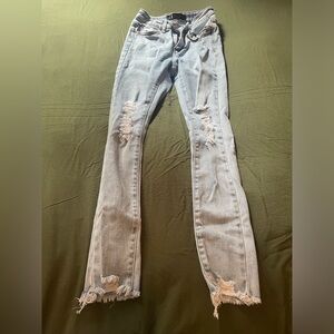 Used Monkey Ride ripped Jeans size 0